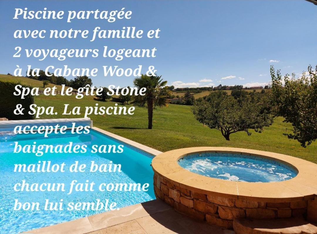 Gite Stone&Spa Chasselay Exterior foto